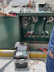 mantenimiento predictivo en un seccionador tipo pedestal